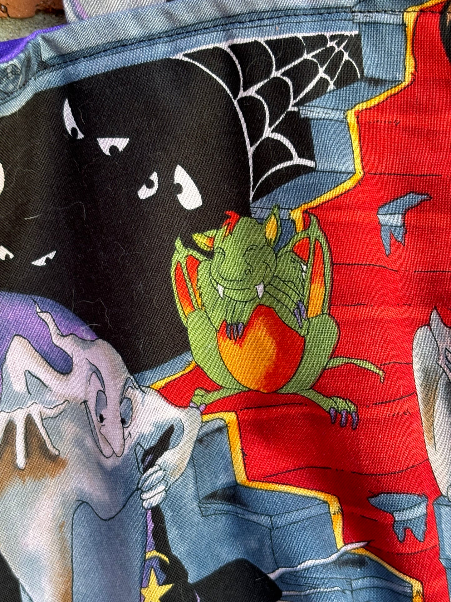 Vintage Halloween Character Tote