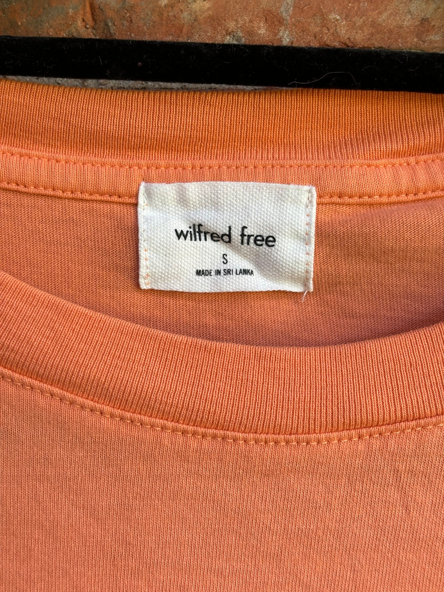I Love This Dumb Band Cropped Tee - Orange (S)