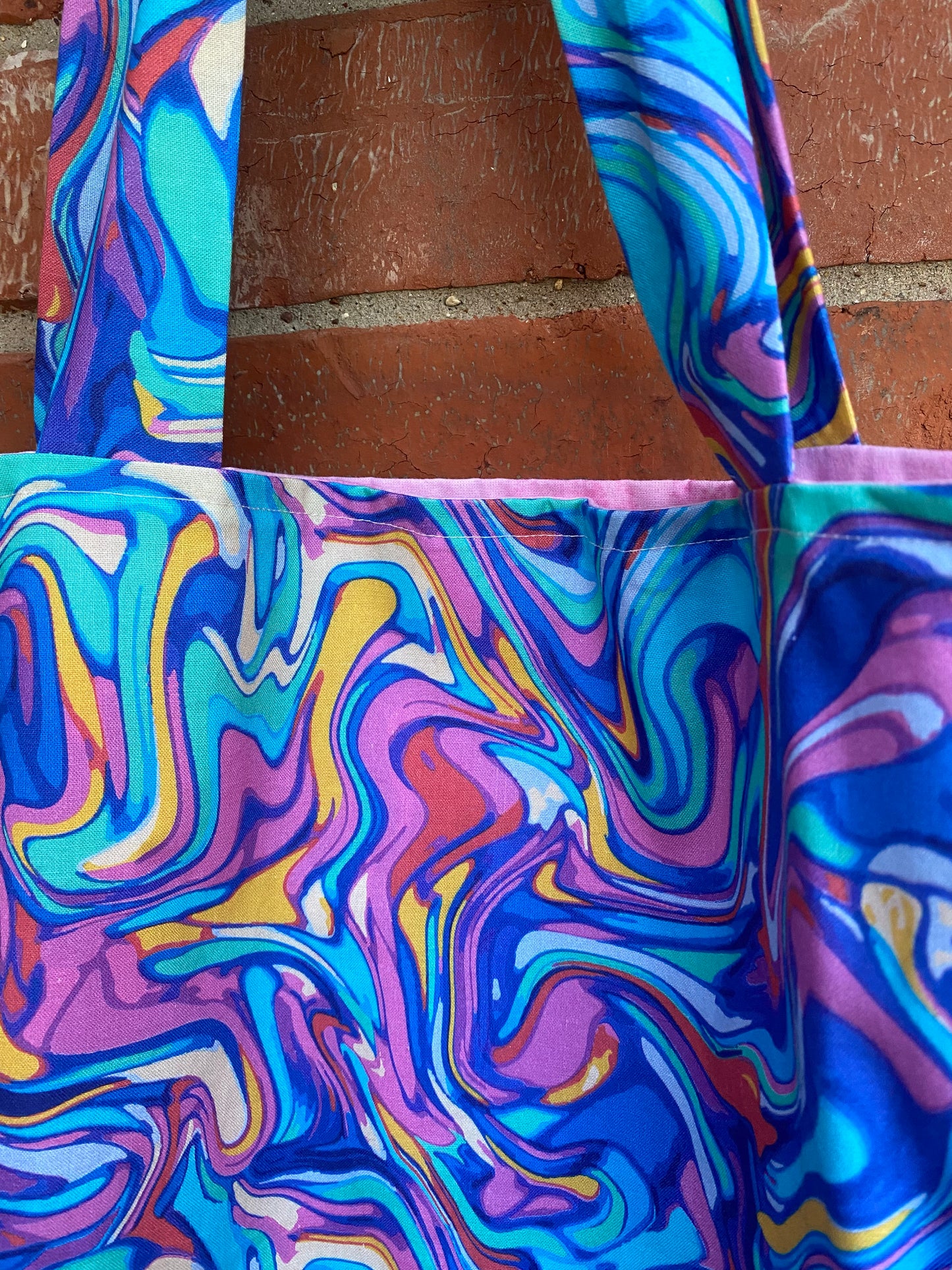 Swirly Reversible Tote