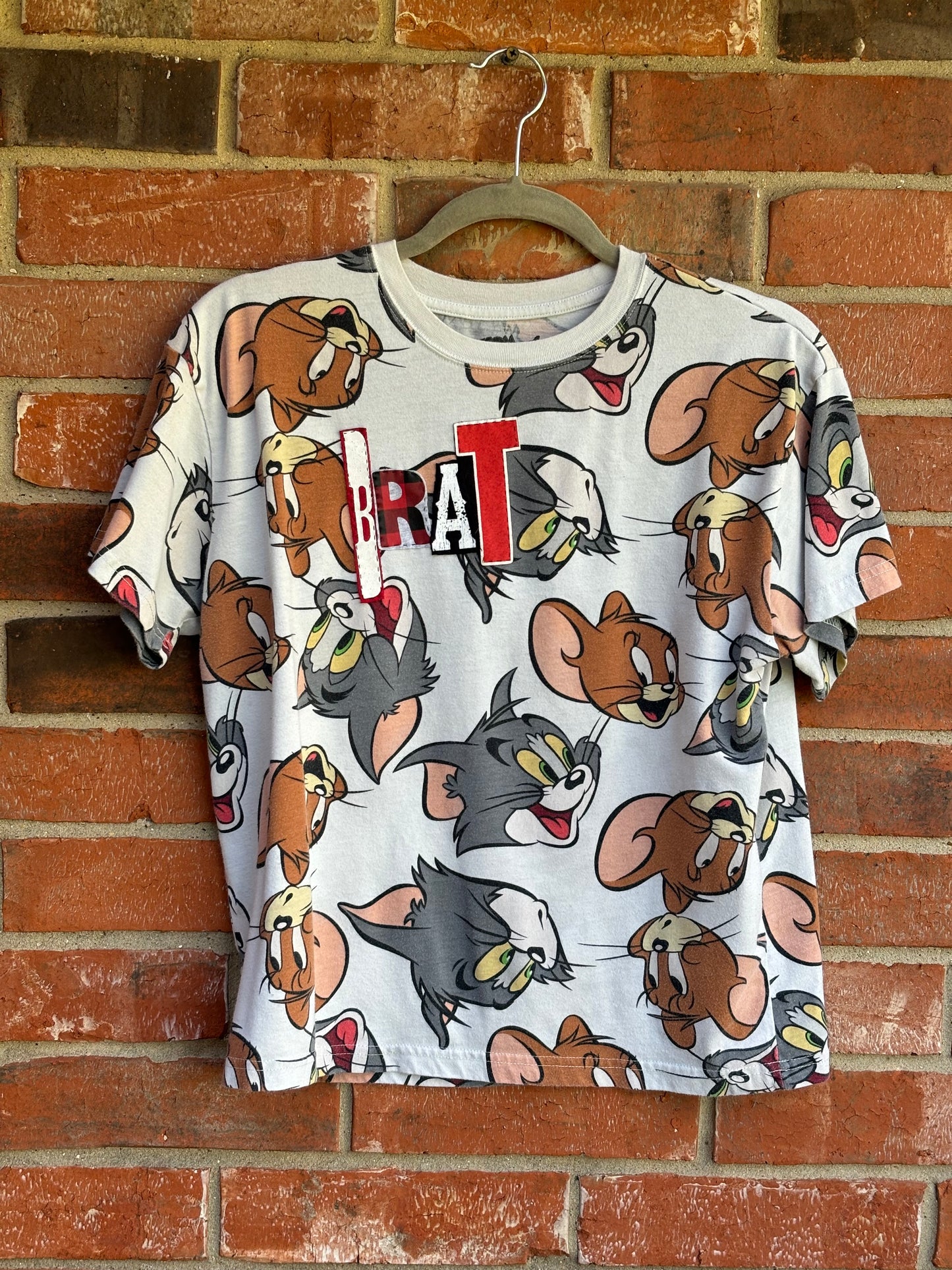 Tom & Jerry Brat Tee - White (M)