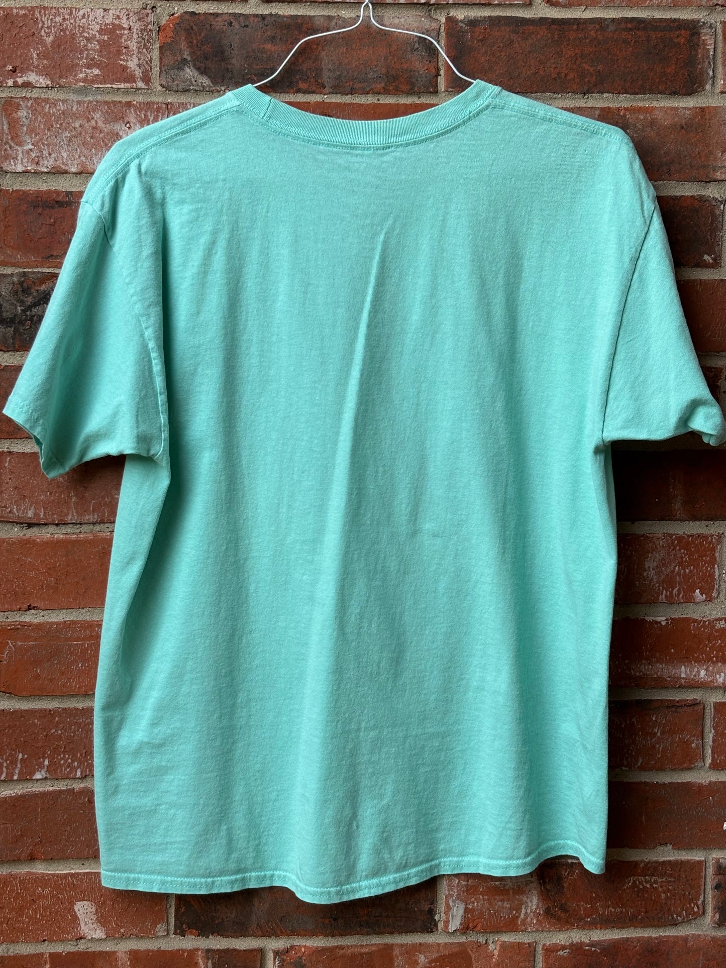 Slow Bloom Tee - Teal/Aqua (L)