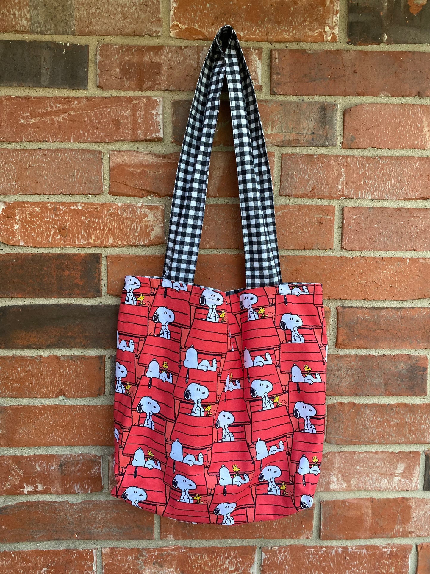 Snoopy Doghouse Reversible Tote