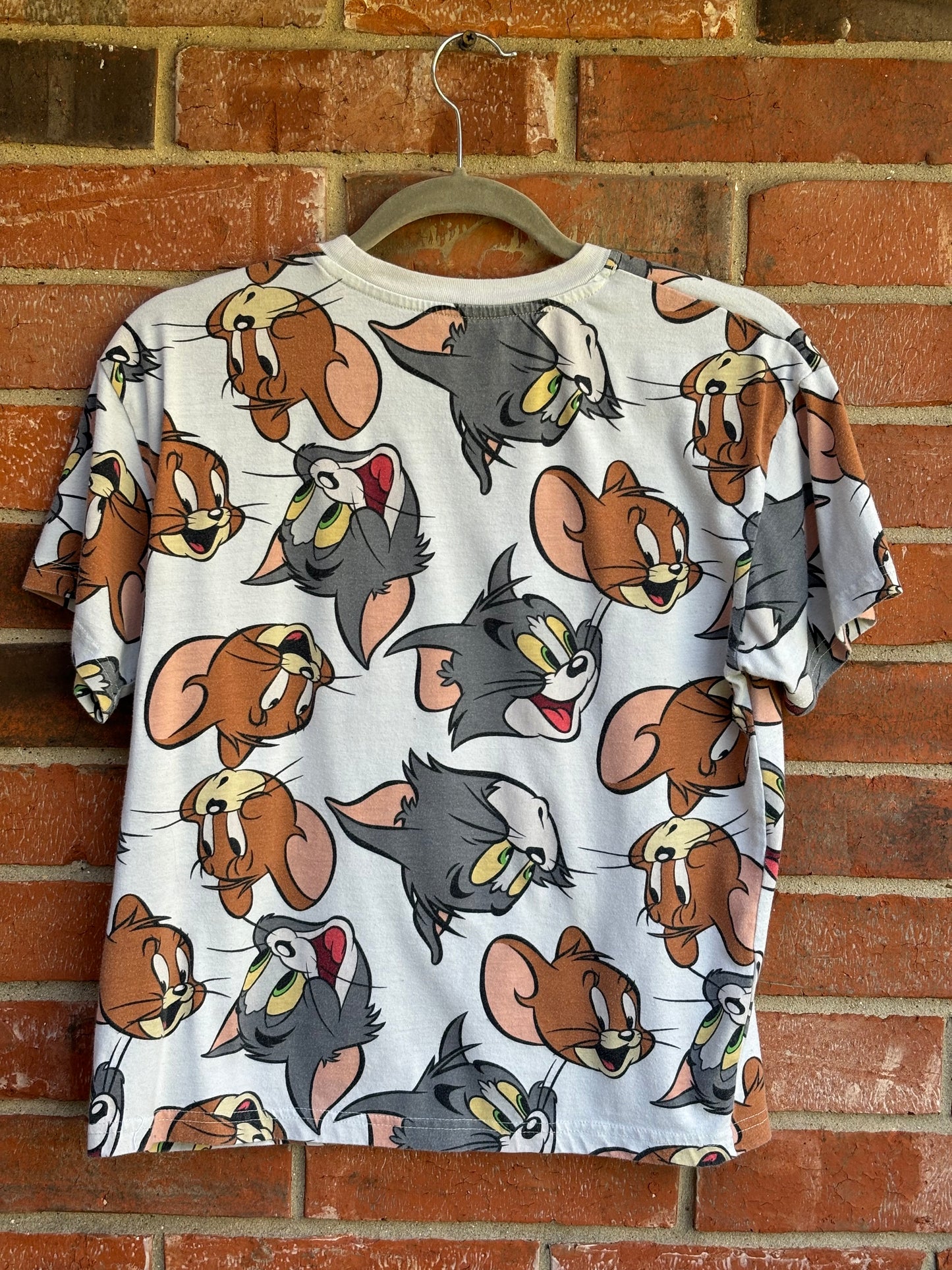 Tom & Jerry Brat Tee - White (M)