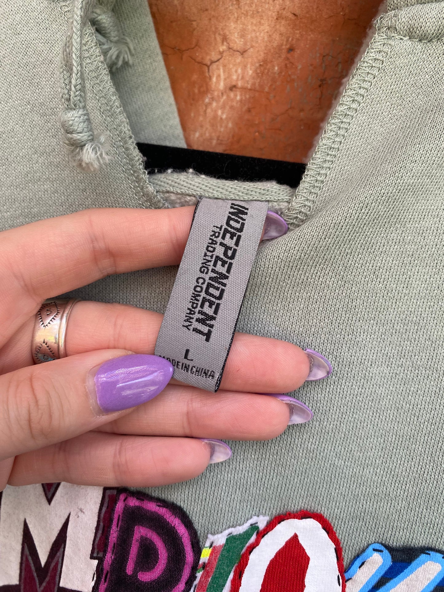 Unemployed Hoodie - Blue/Grey (L)