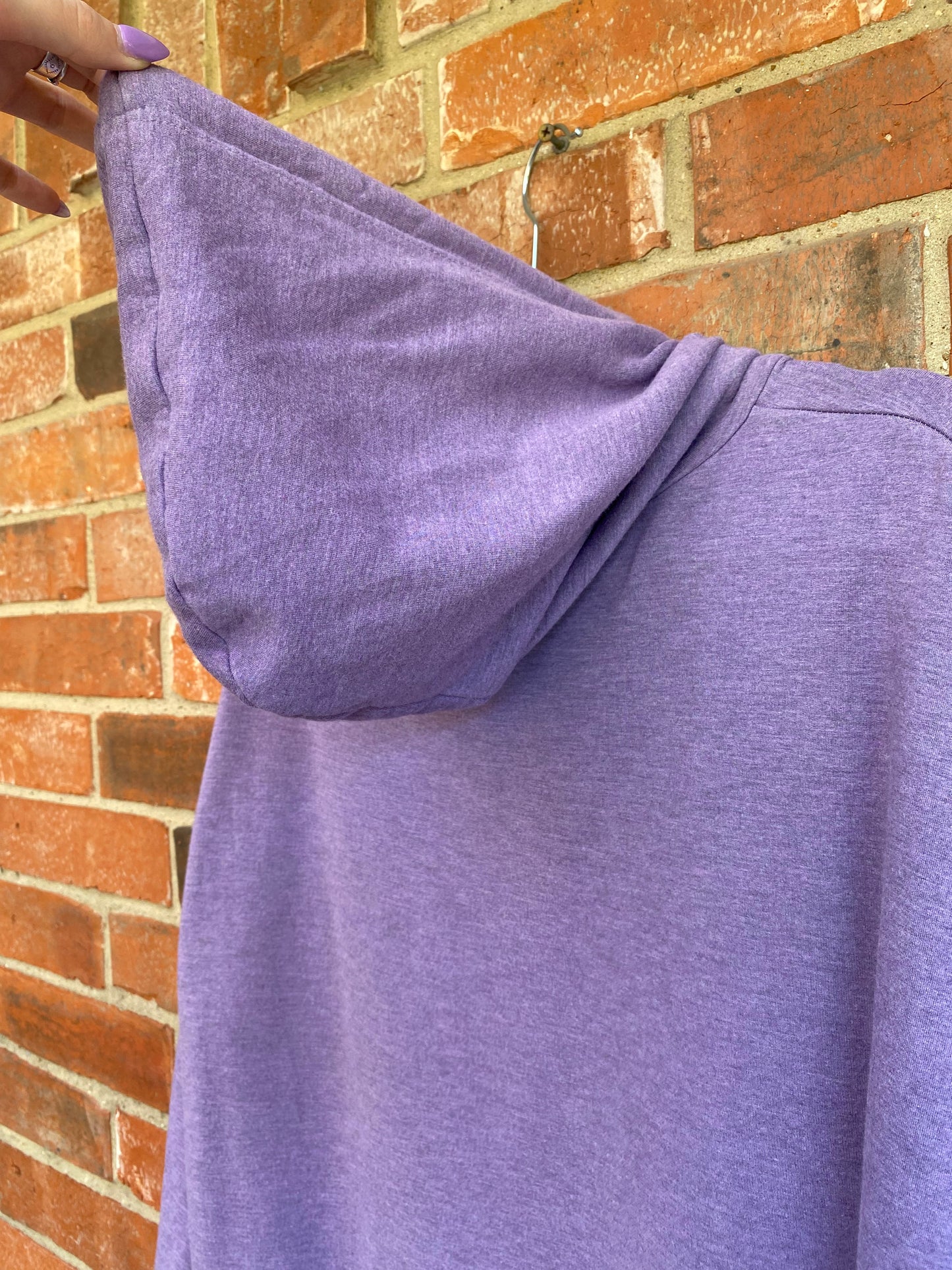 Unemployed Hoodie - Purple (L)