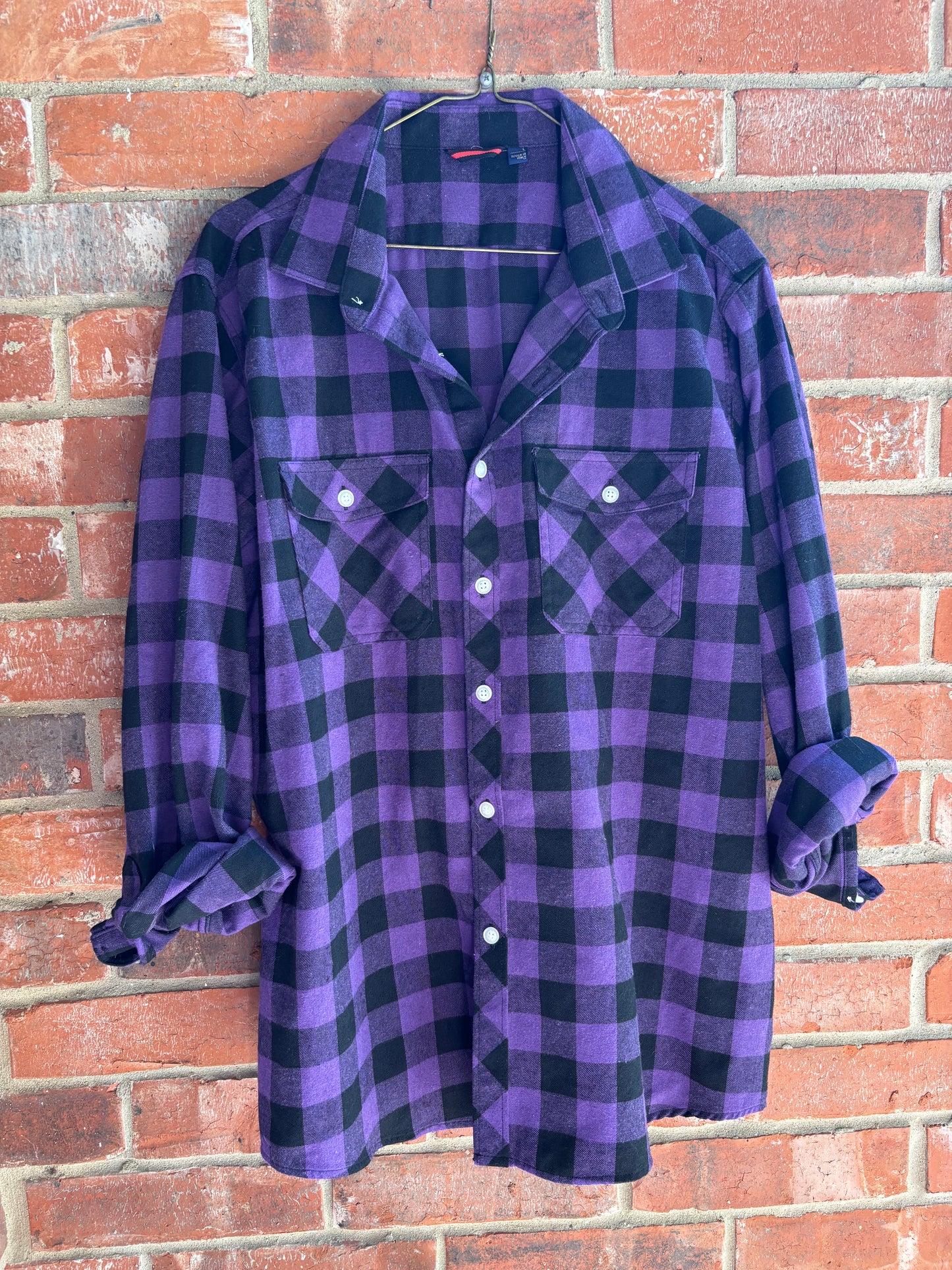 It Was Never A Phase Flannel - (Purple/Black L)