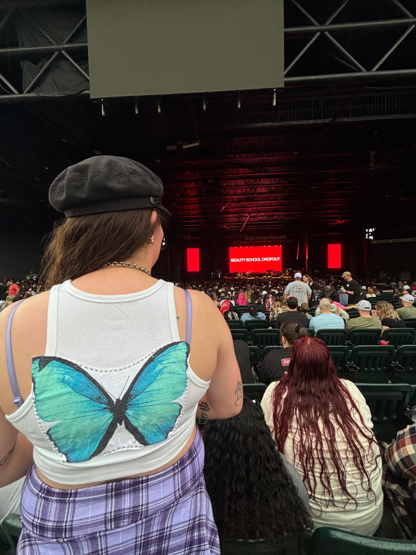 Butterfly Tank - (White L)