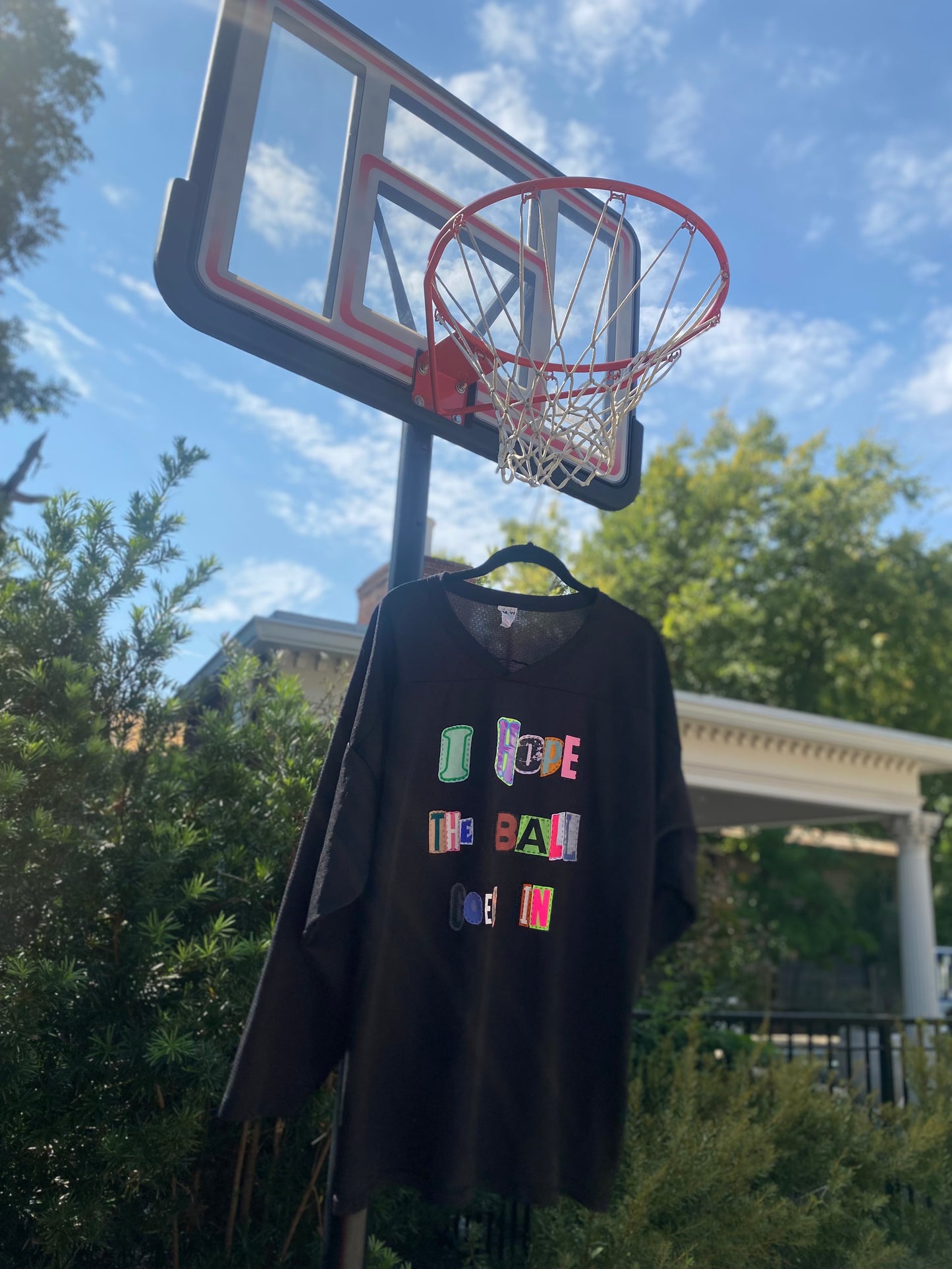 I Hope The Ball Goes In Jersey - Black (XL)