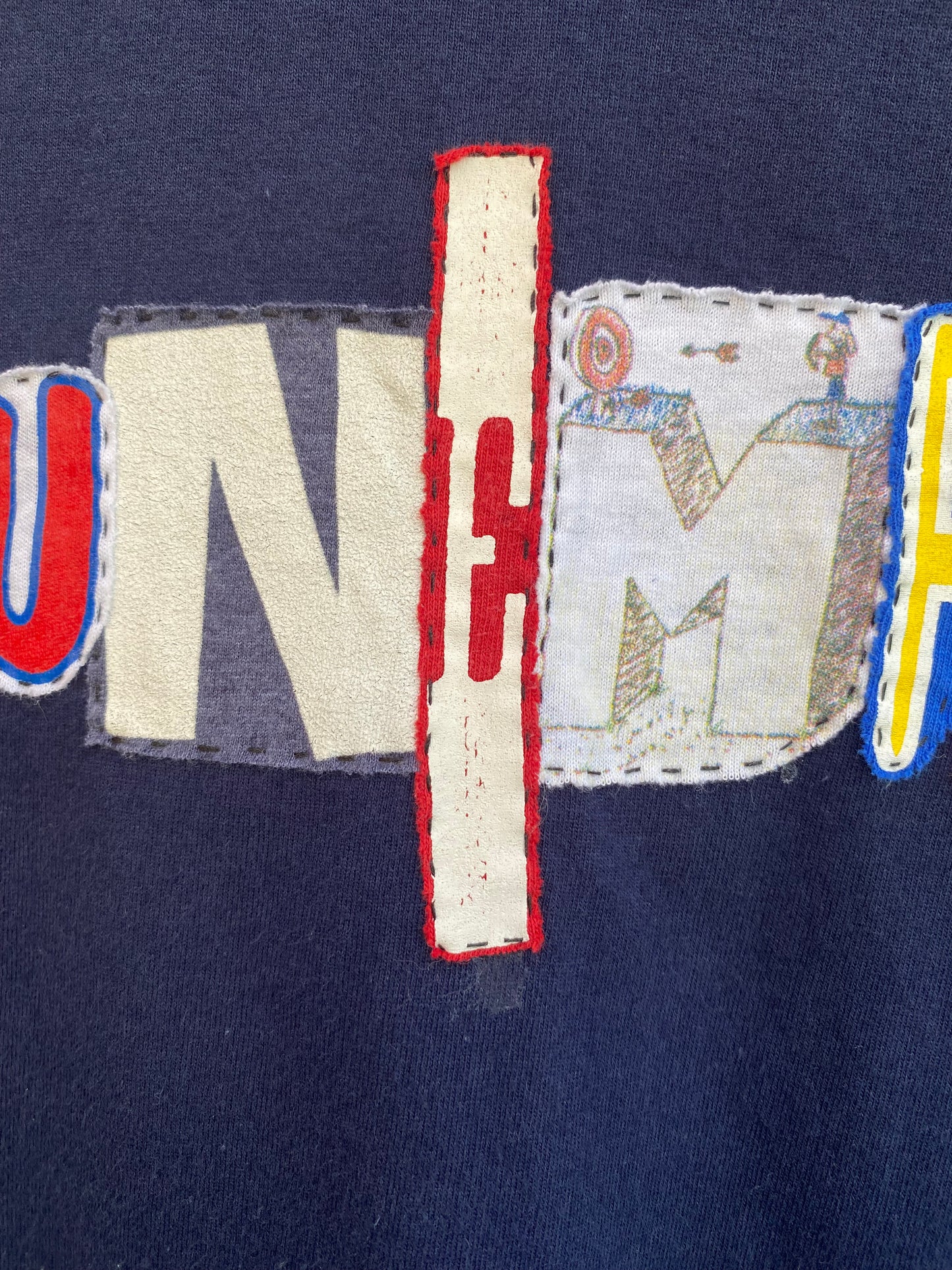 Unemployed Tee - Navy (L)
