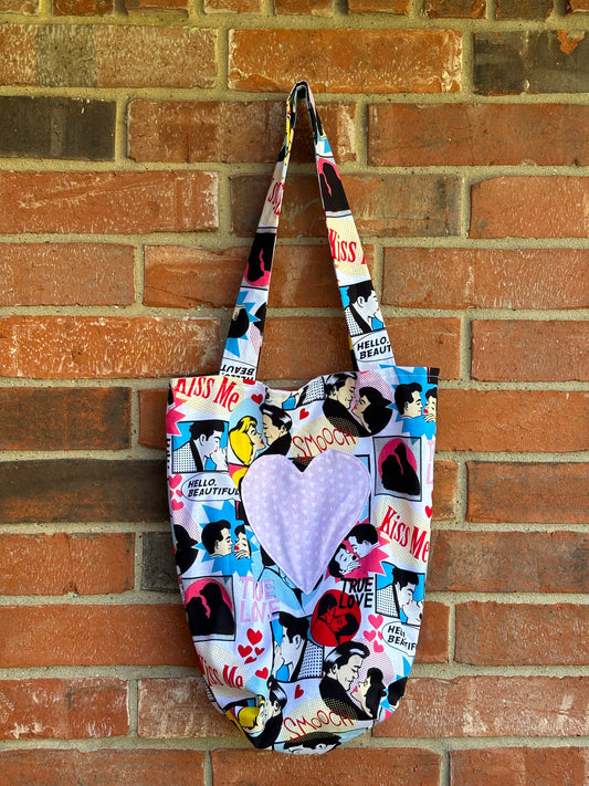 Comic Kisses Tote