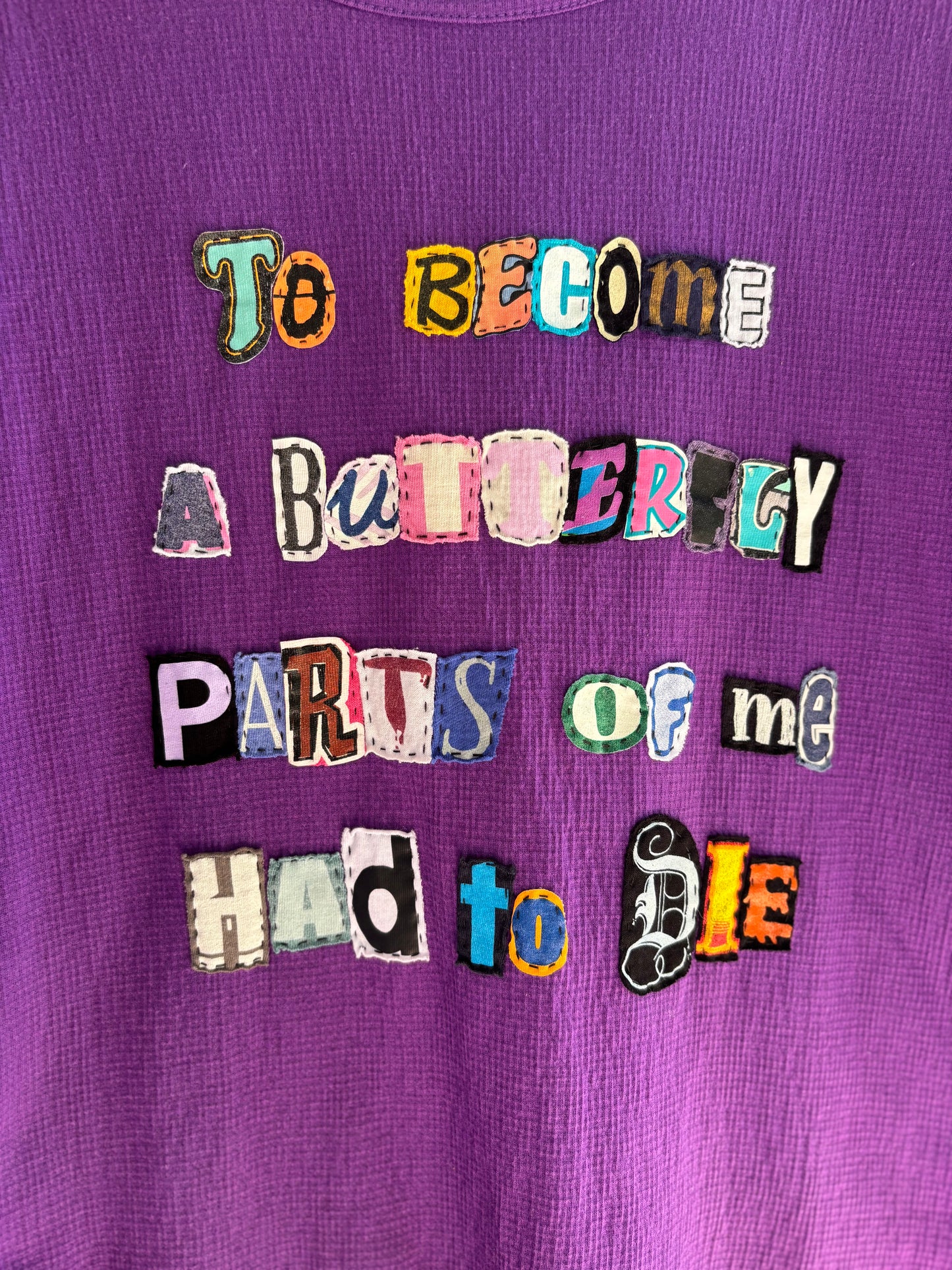 Butterfly Tee - (Purple L)