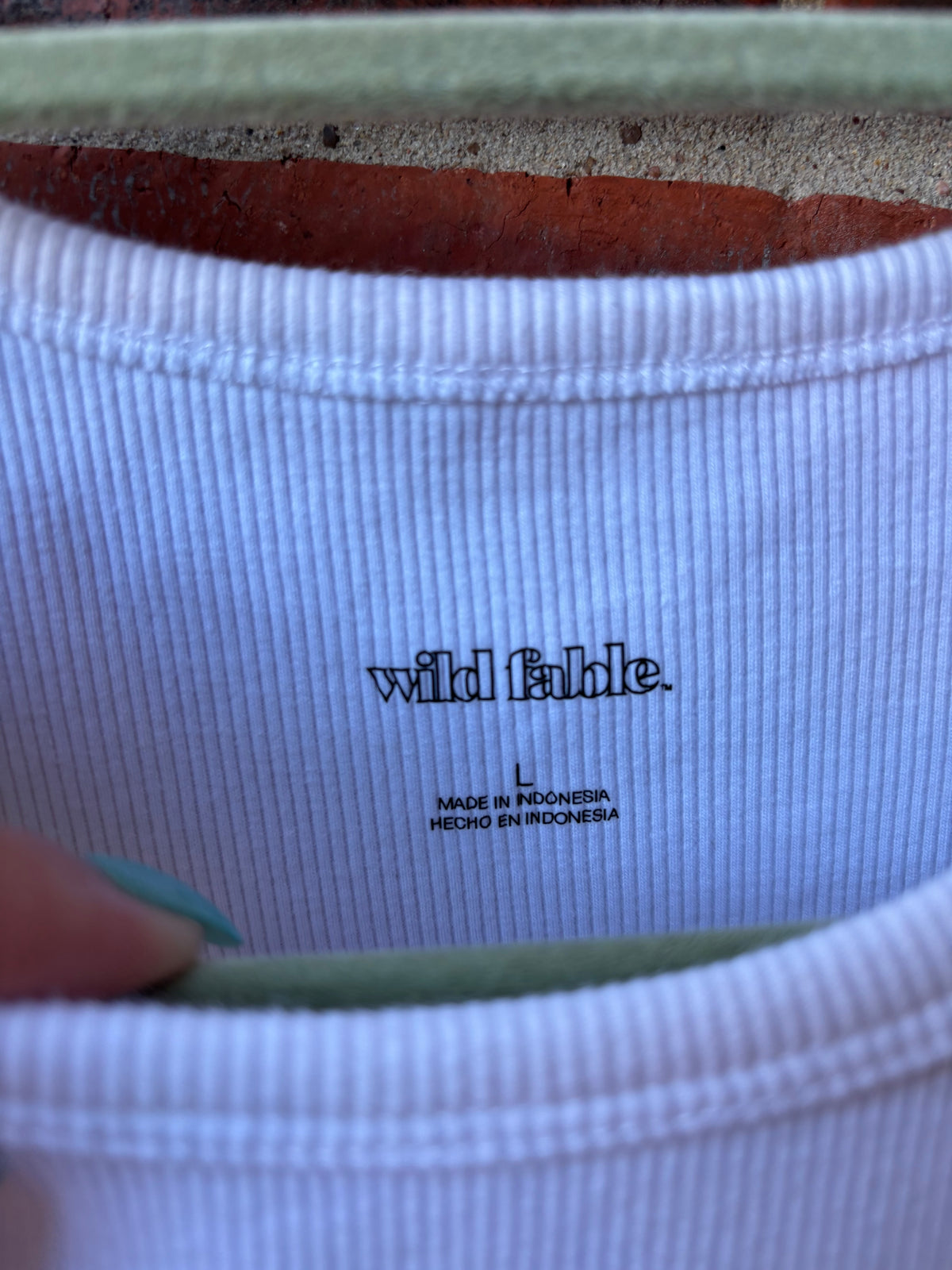 Butterfly Tank - (White L)