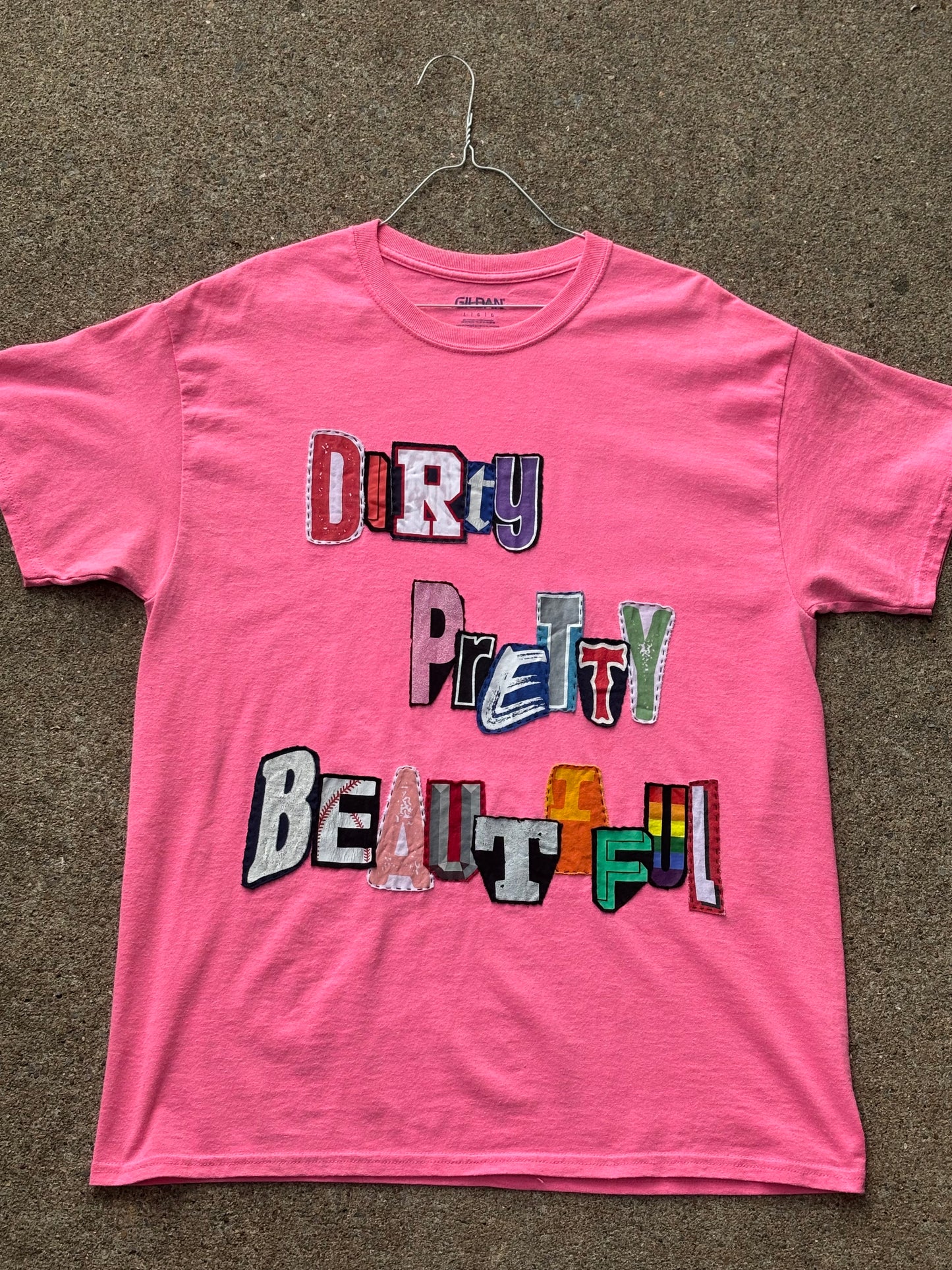Dirty Pretty Beautiful Tee - Hot Pink (L)