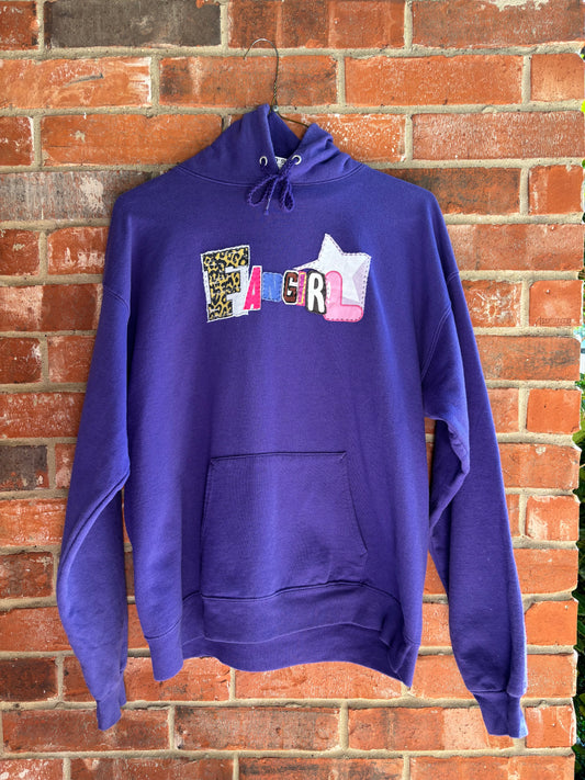 Fangirl Hoodie - (Purple L)