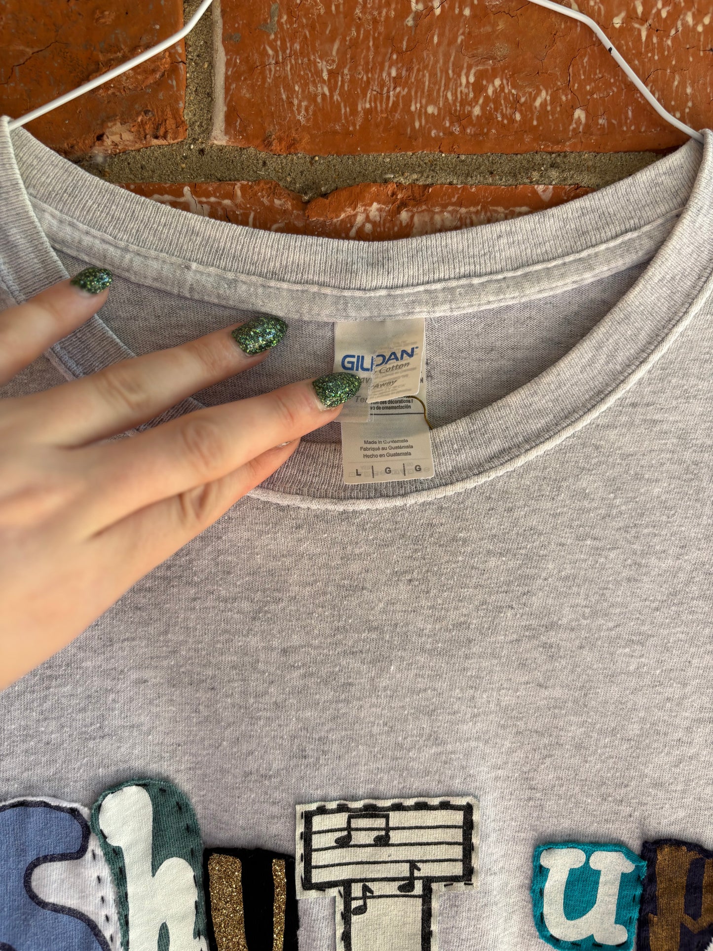 Shut Up & Love Me Tee - (Light Grey L)