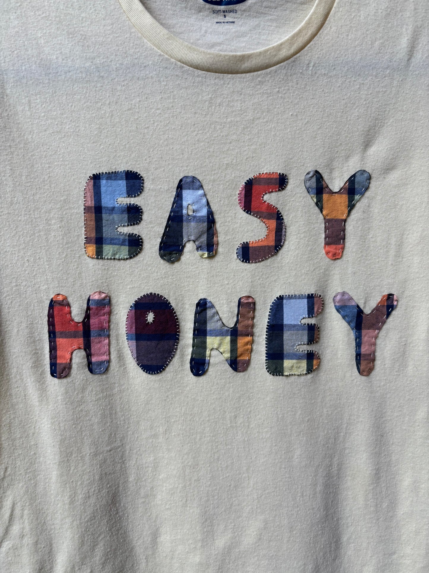 Easy Honey Plaid Tee - (Yellow S)