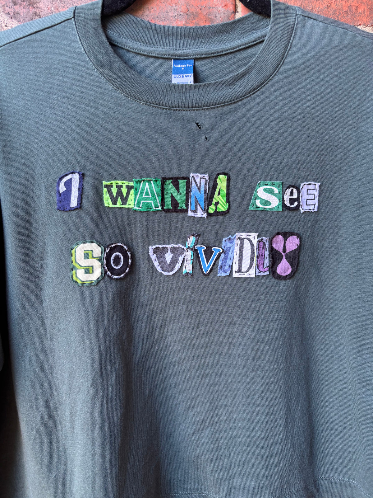 Vividly Tee - (Dark Green S)