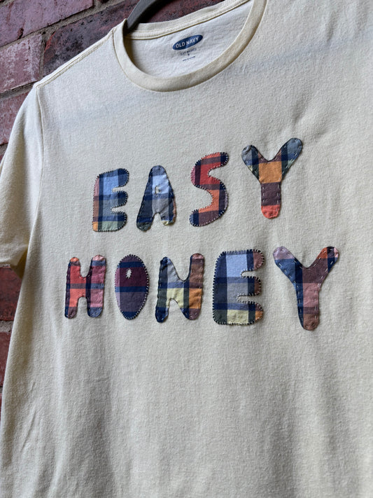 Easy Honey Plaid Tee - (Yellow S)
