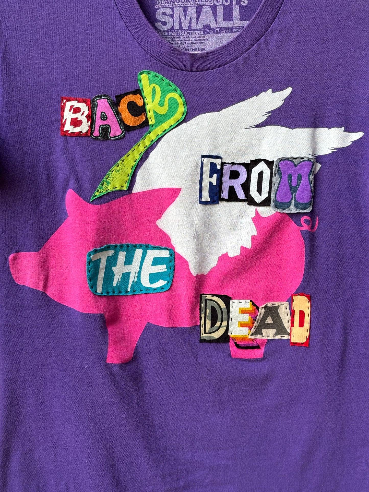 Back From The Dead Tee - (Purple S)