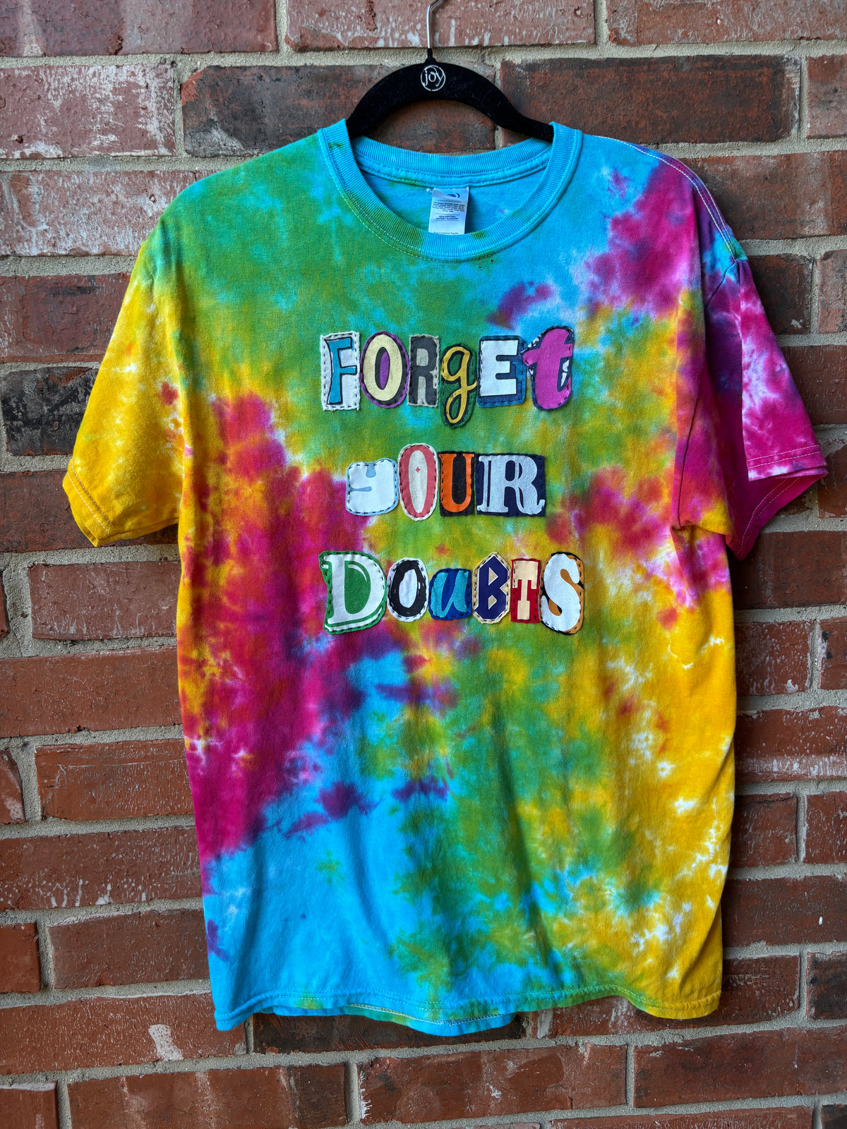 Forget Your Doubts Tee - (Rainbow Tie Dye M)