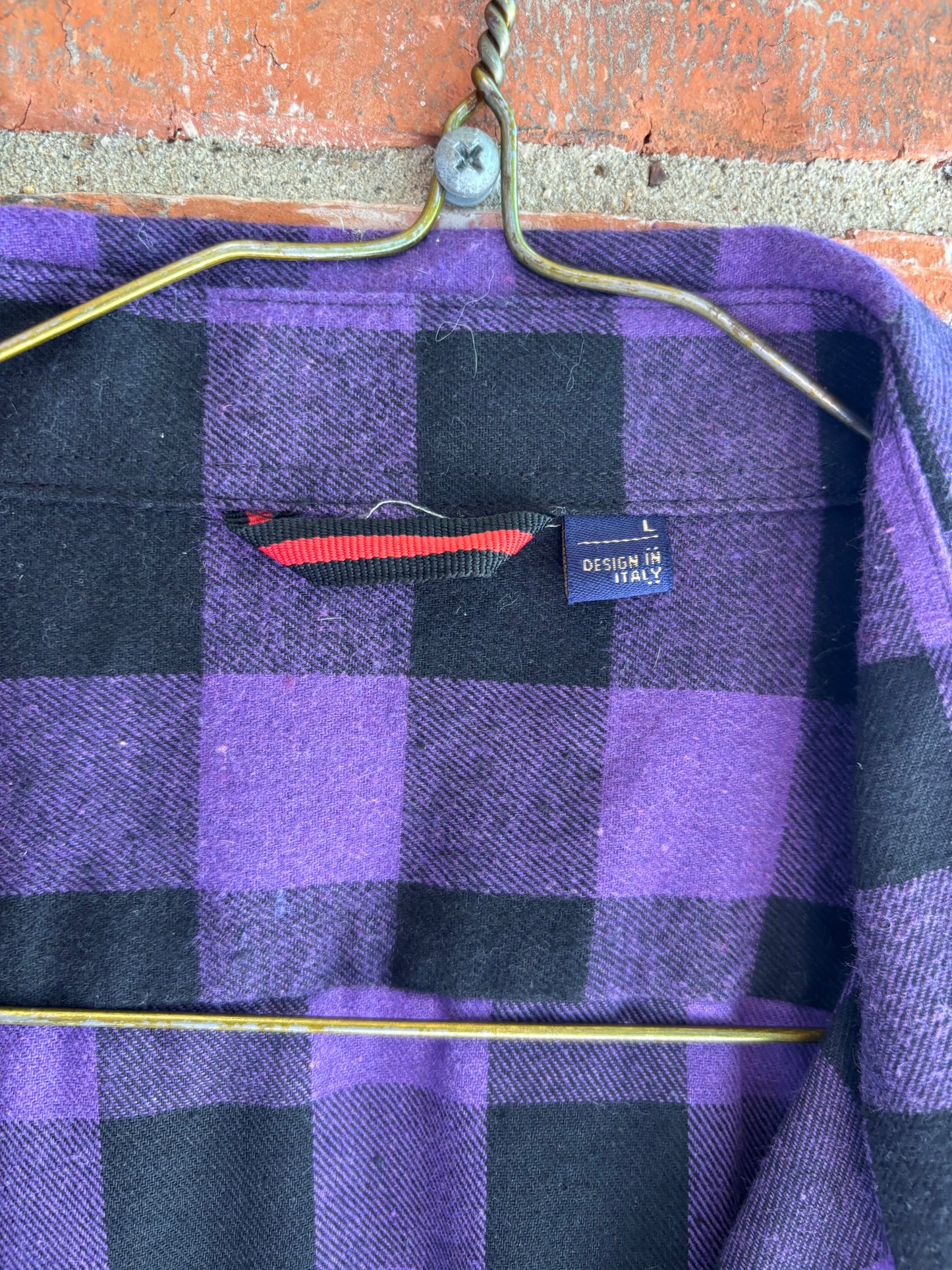 It Was Never A Phase Flannel - (Purple/Black L)
