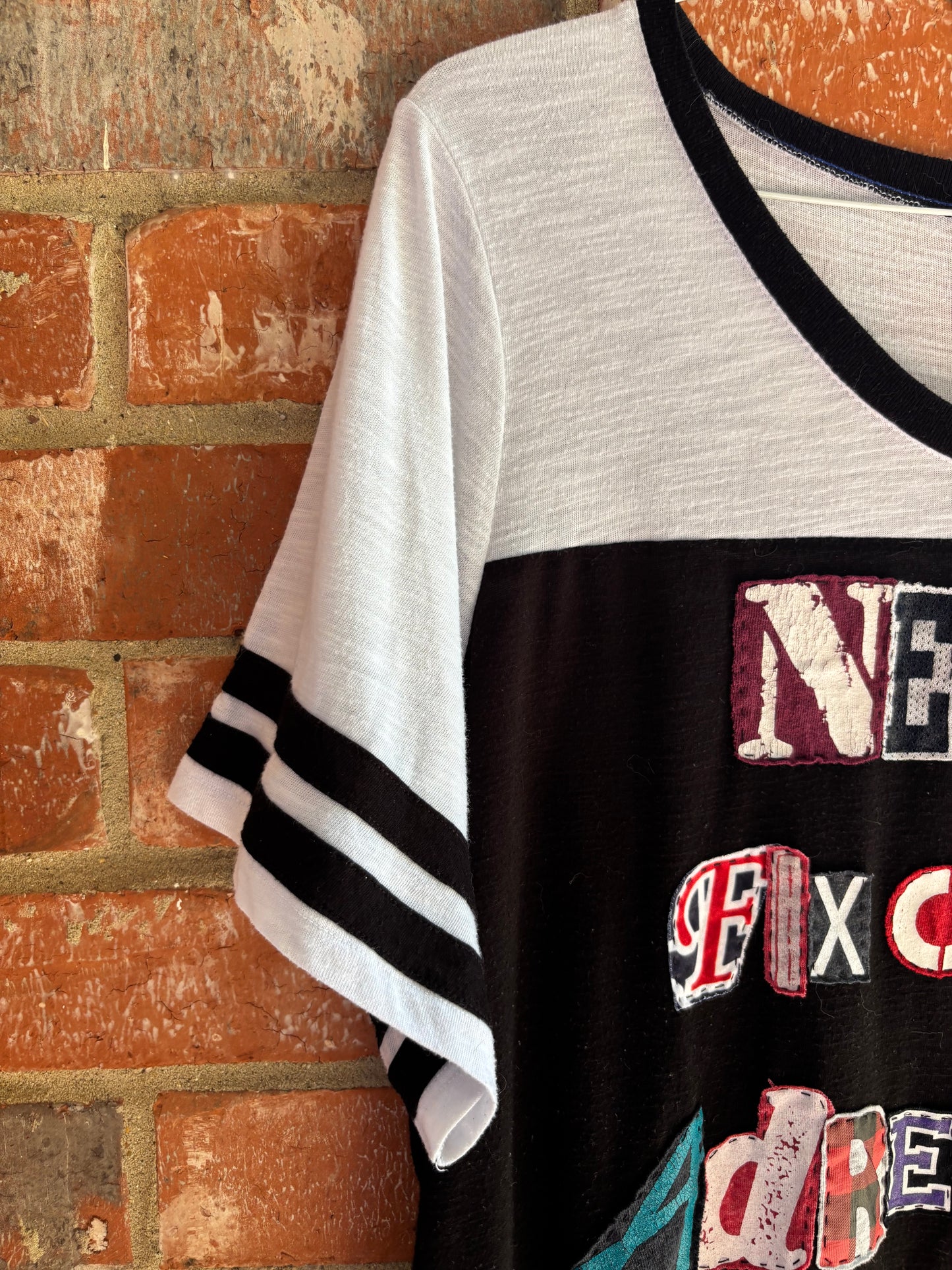 Adrenaline Sporty Tee - (Black/White Torrid size 3)