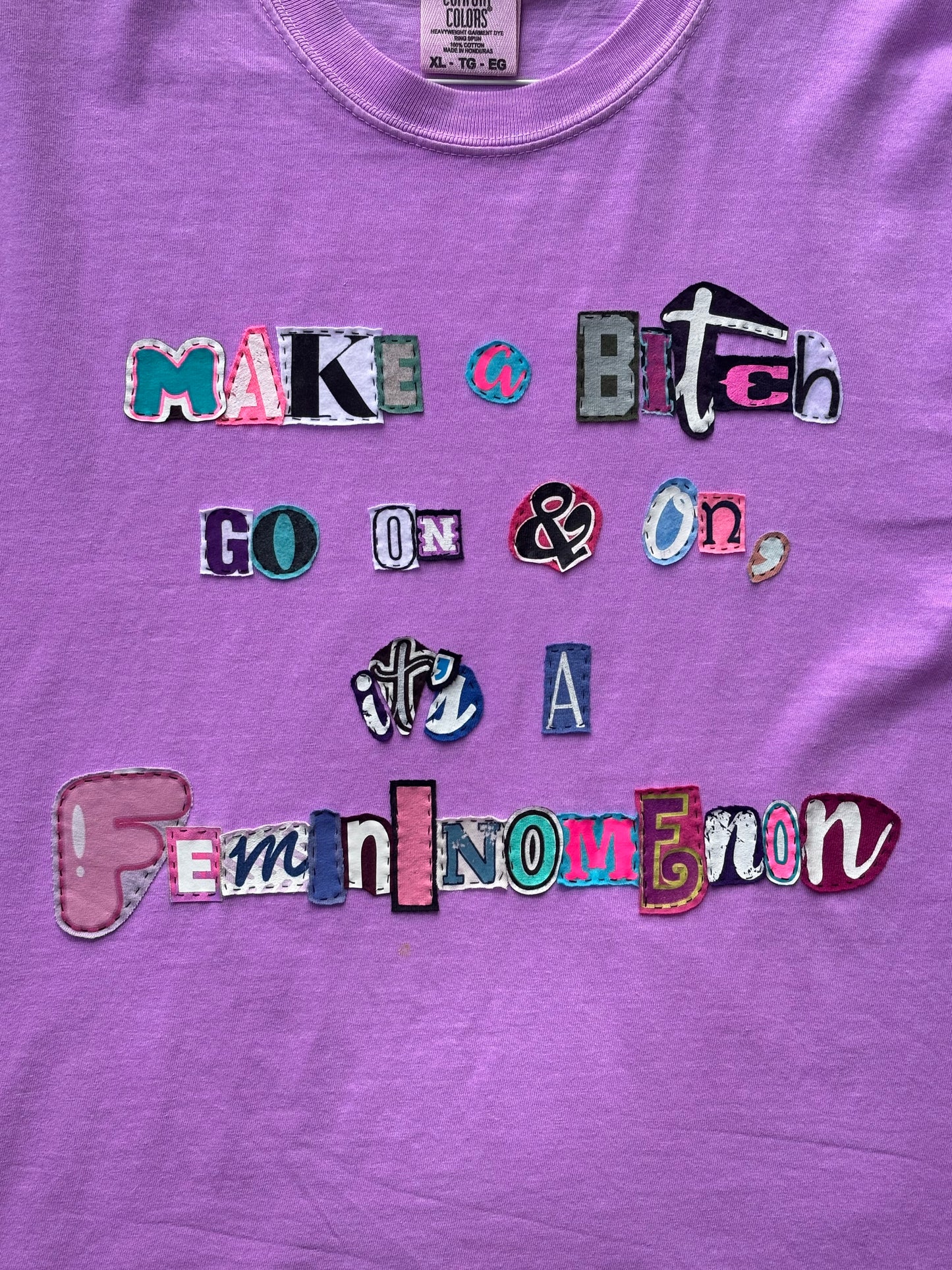 Femininomenon Tee - Fuchsia (XL)