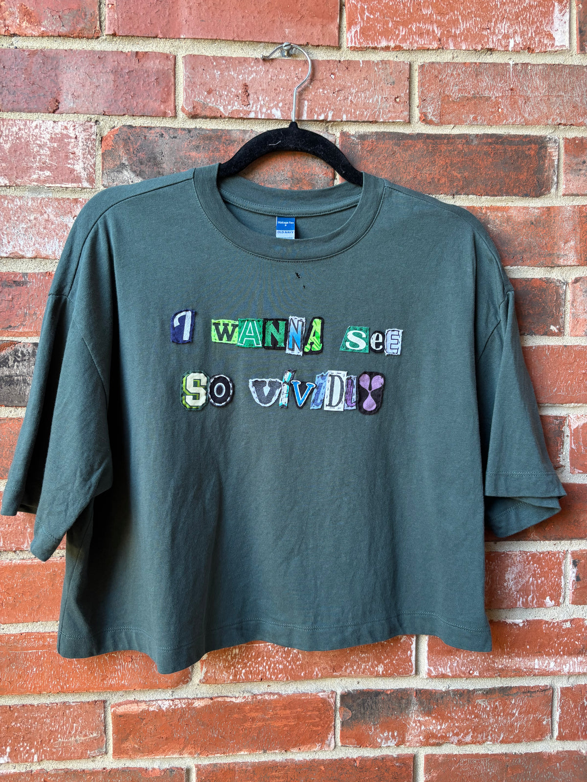 Vividly Tee - (Dark Green S)