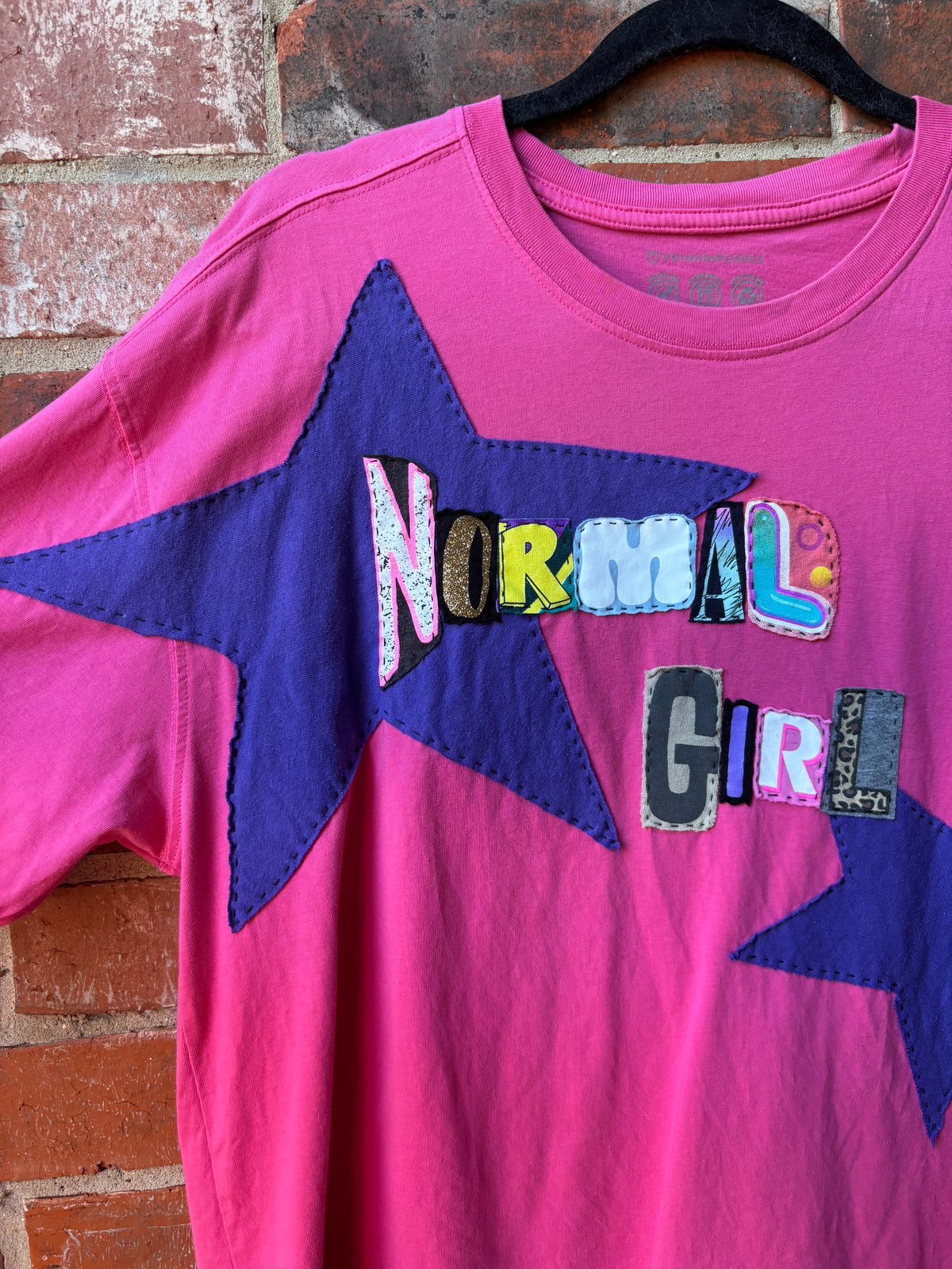 Normal Girl Tee - (Pink M)