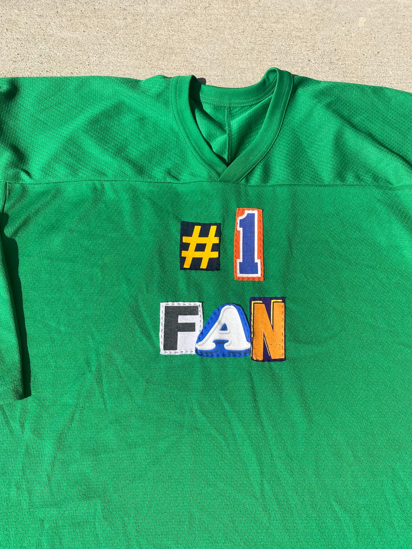 #1 Fan Jersey - Green (XL)