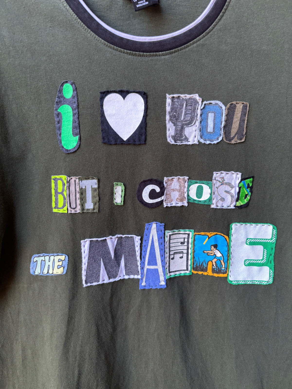 I Chose The Maine Tee - (Green L)