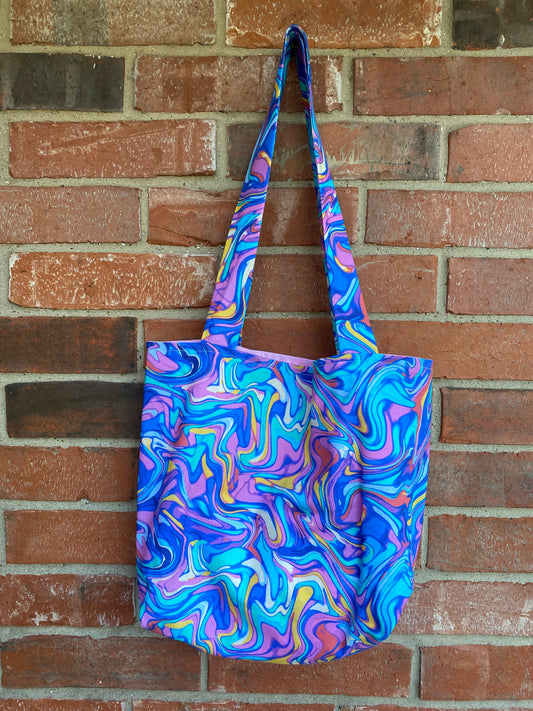 Swirly Reversible Tote