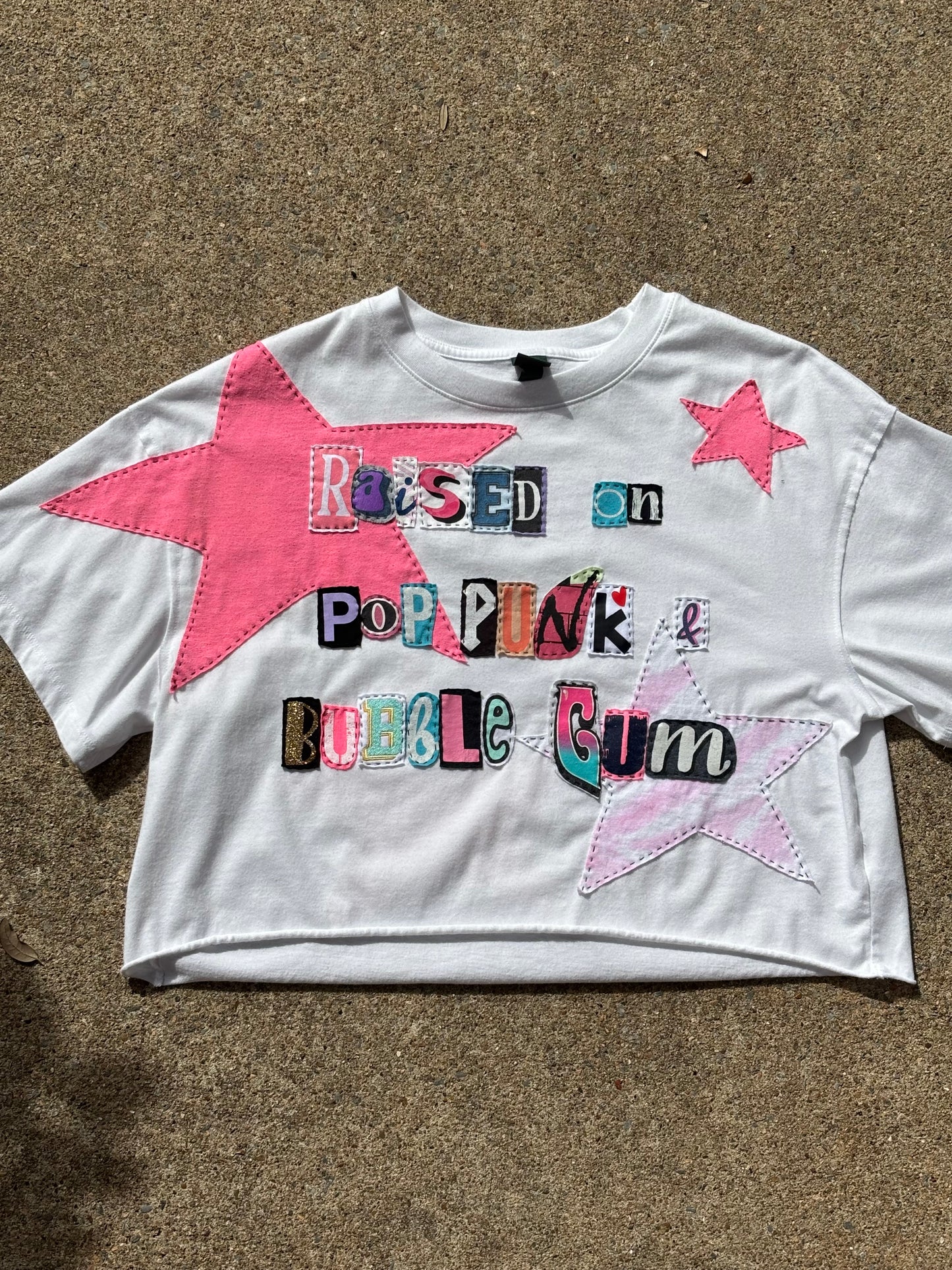Pop Punk & Bubblegum Tee - (White L)