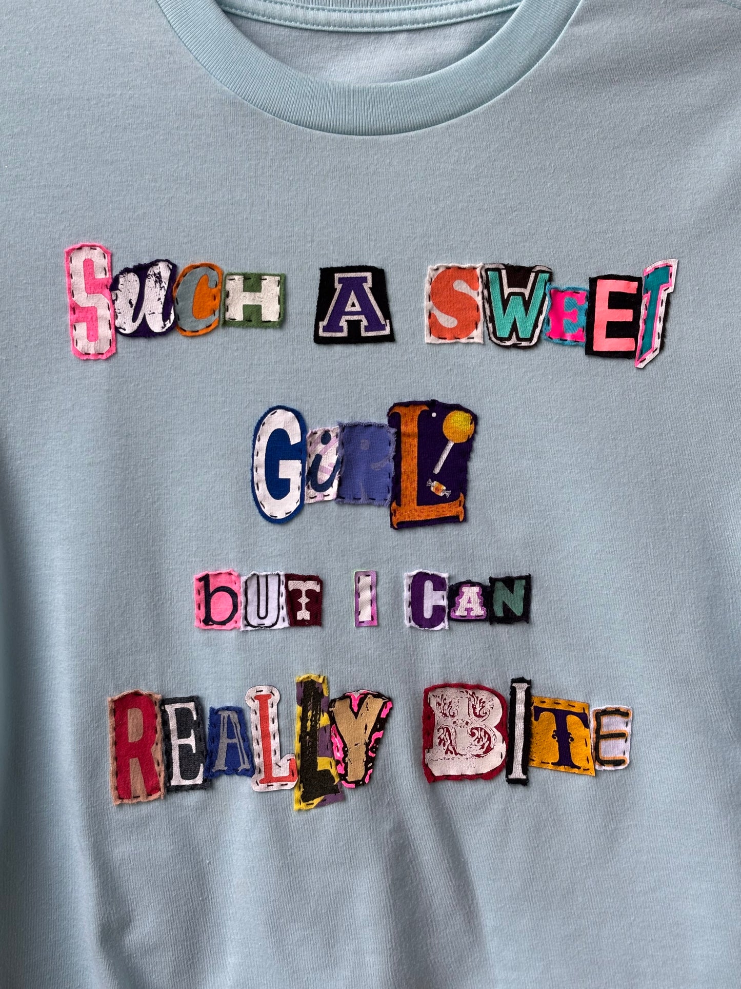 Sweet Girl Tee - Light Blue (M)