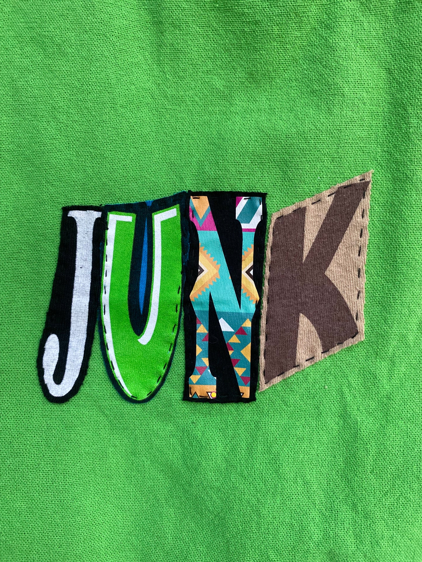 Green Junk Tote