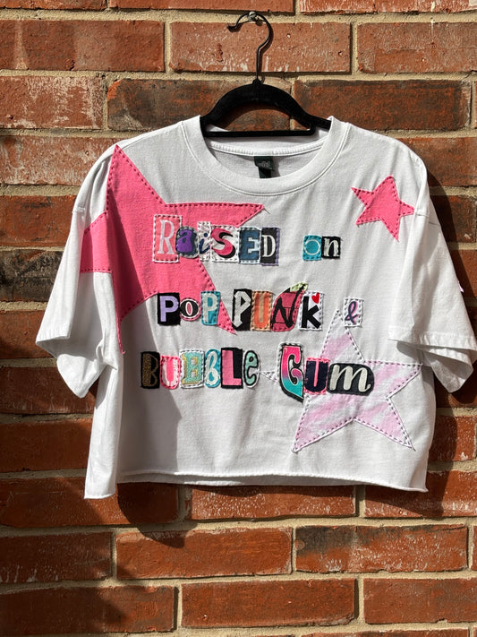 Pop Punk & Bubblegum Tee - (White L)