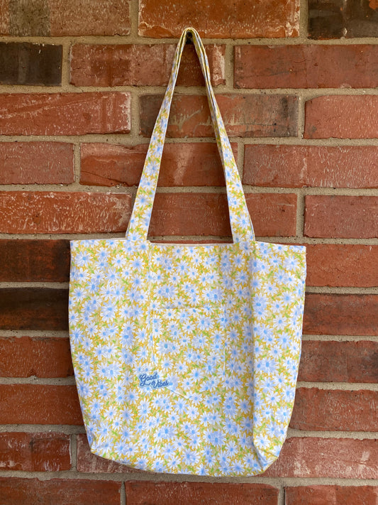 Floral Good Vibes Tote