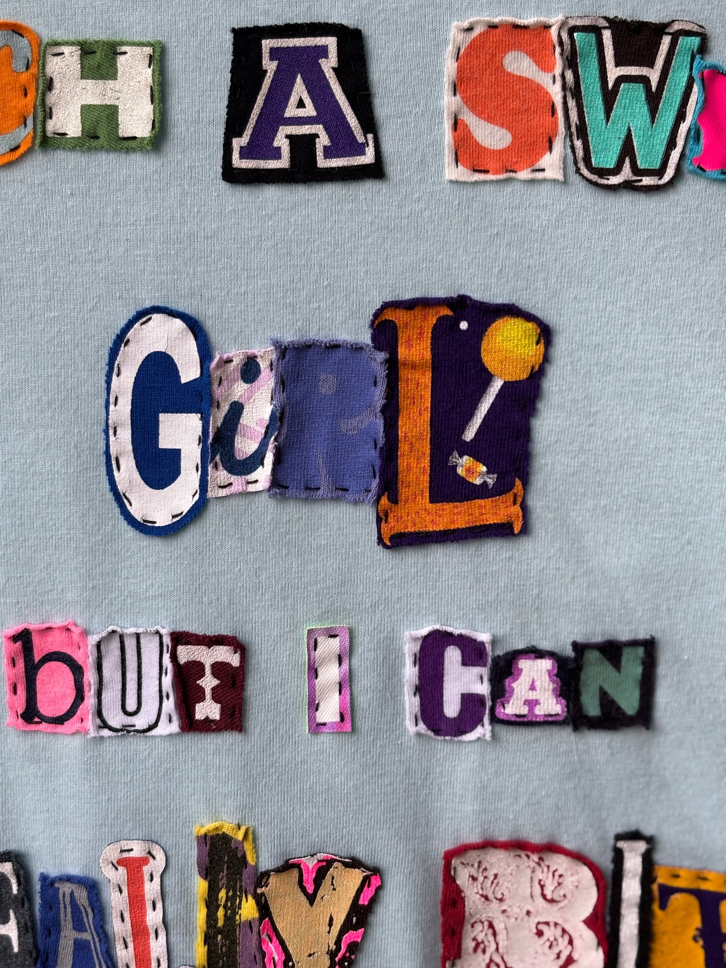 Sweet Girl Tee - Light Blue (M)