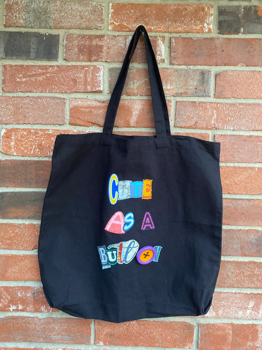 Cute As A Button Tote | Multiple Colors