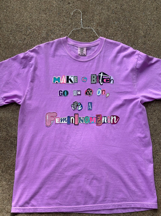 Femininomenon Tee - Fuchsia (XL)