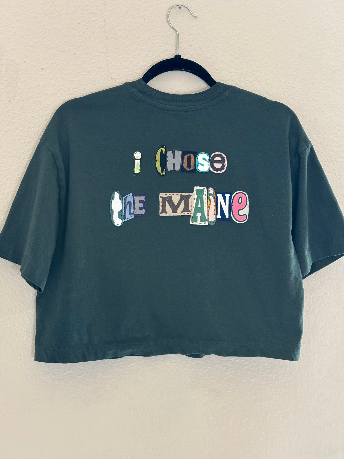 Laryssa Custom - (Dark Green Crop S)