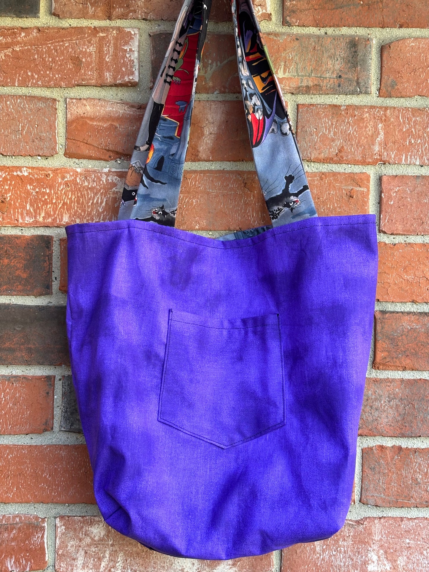 Vintage Halloween Character Tote