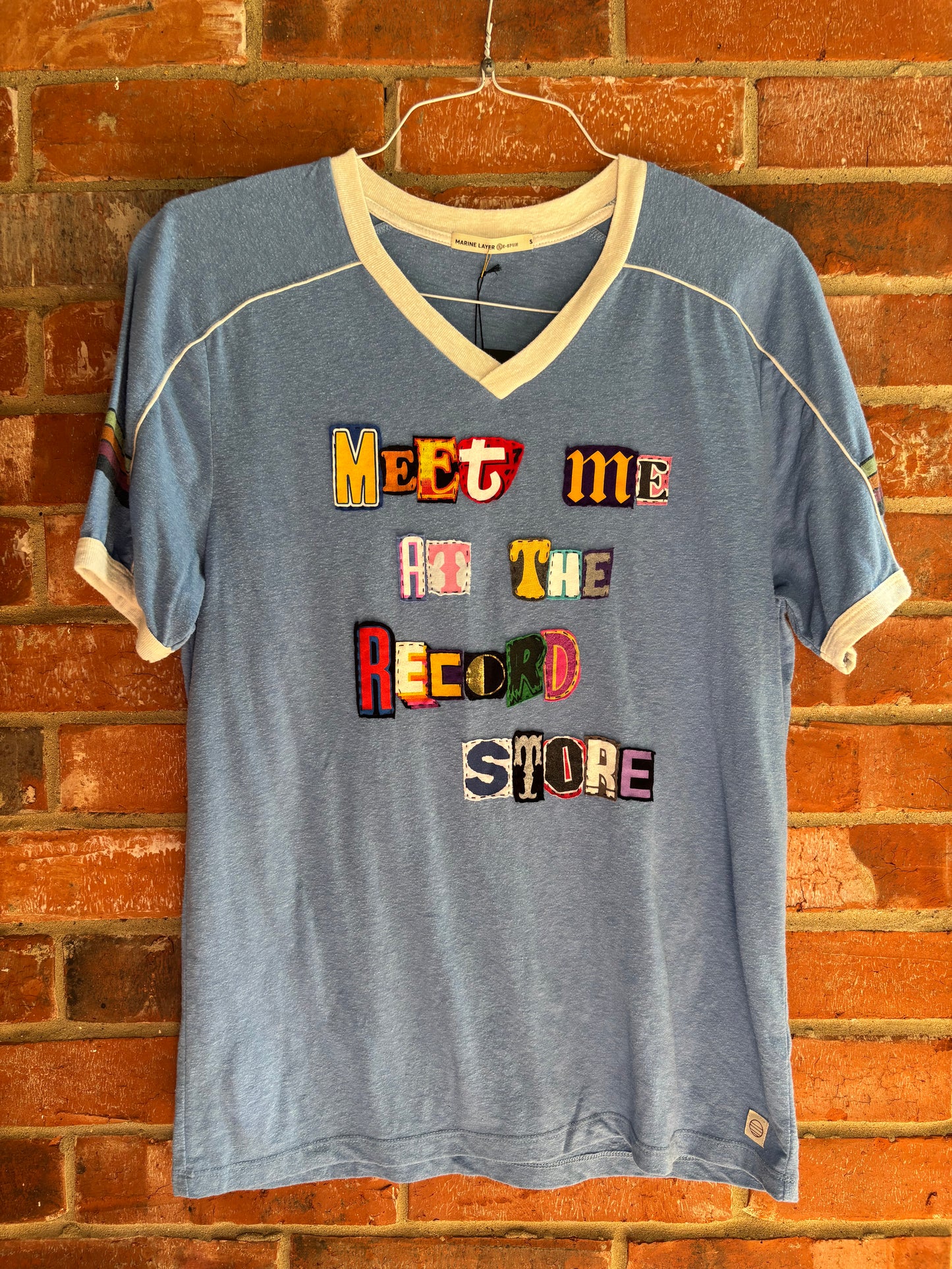 Record Store Tee - (Blue S)