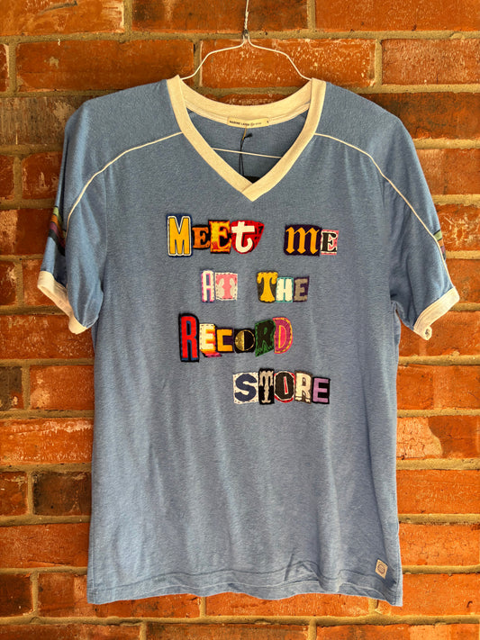 Record Store Tee - (Blue S)