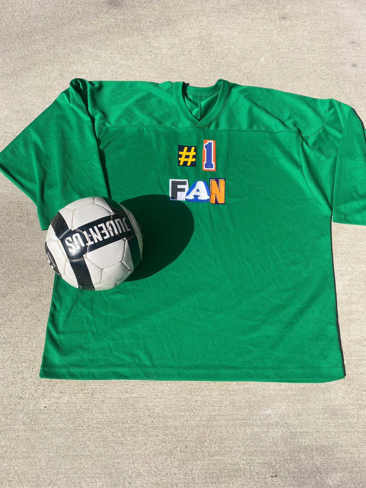 #1 Fan Jersey - Green (XL)