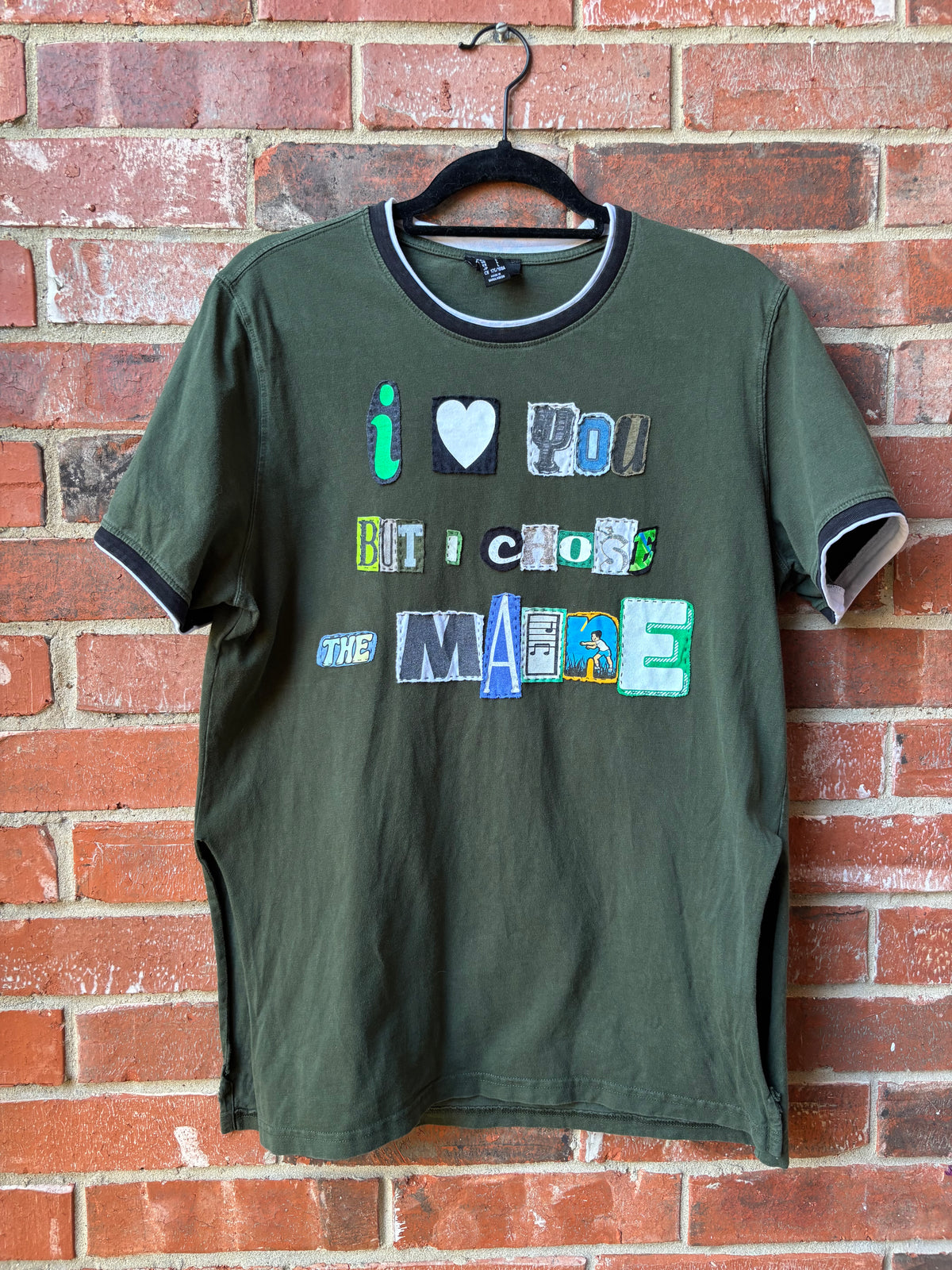 I Chose The Maine Tee - (Green L)
