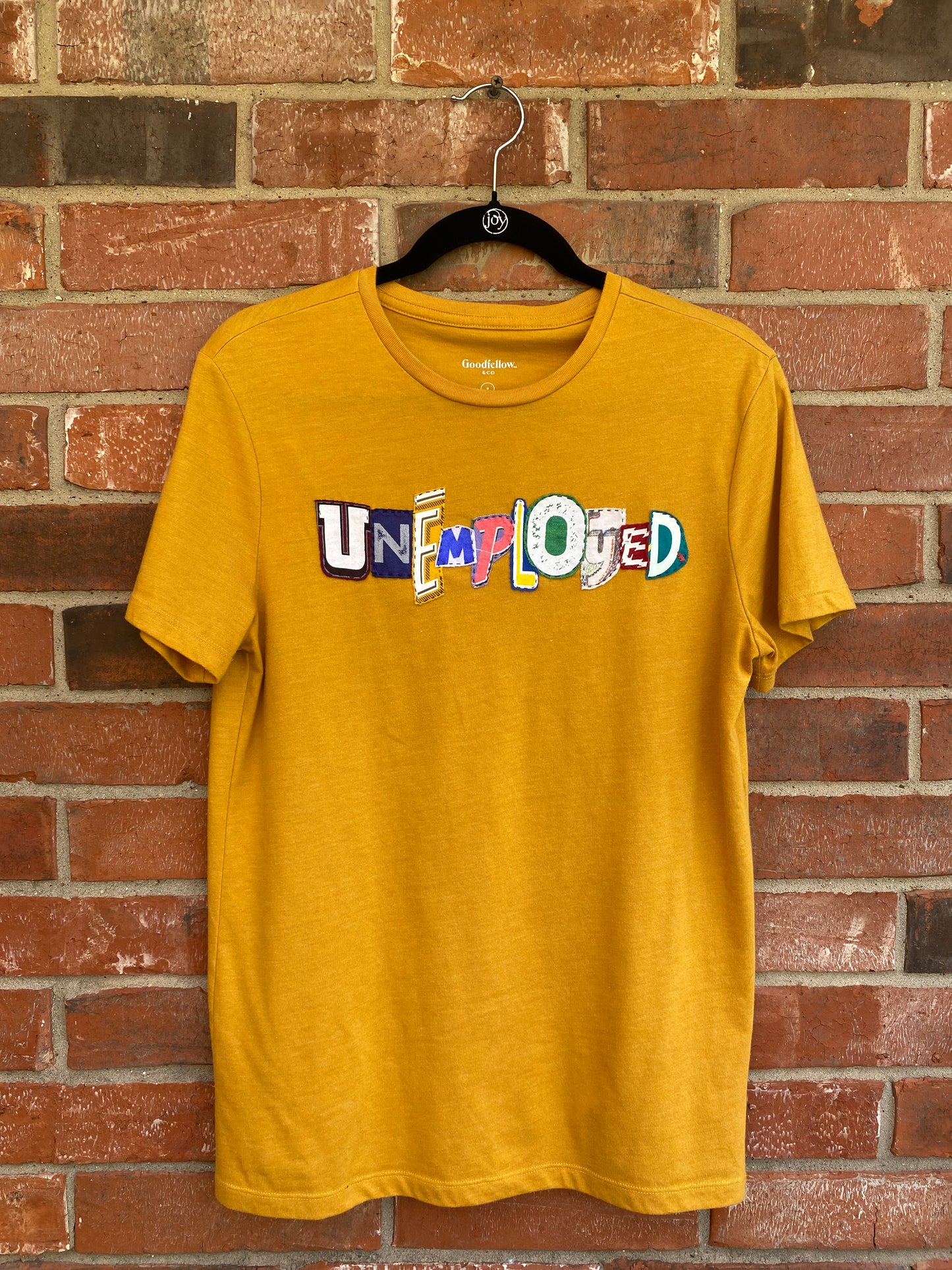 Unemployed Tee - Mustard (S)