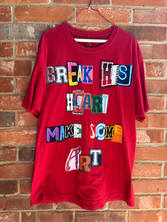 Make Some Art Tee - (Red XL)