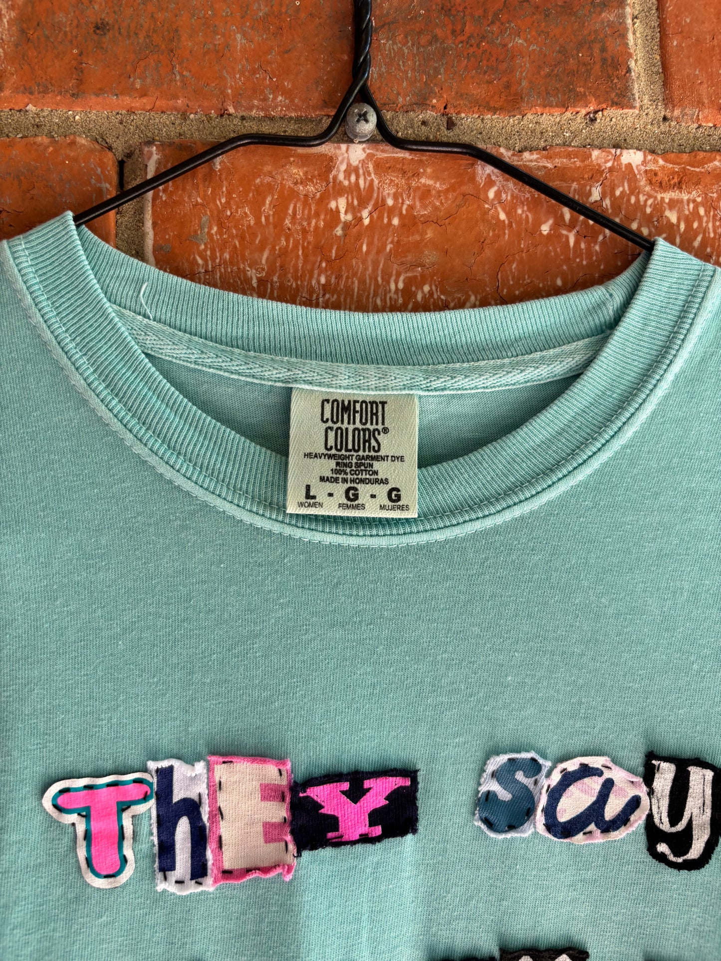 Settle Down Tee - (Turquoise L)