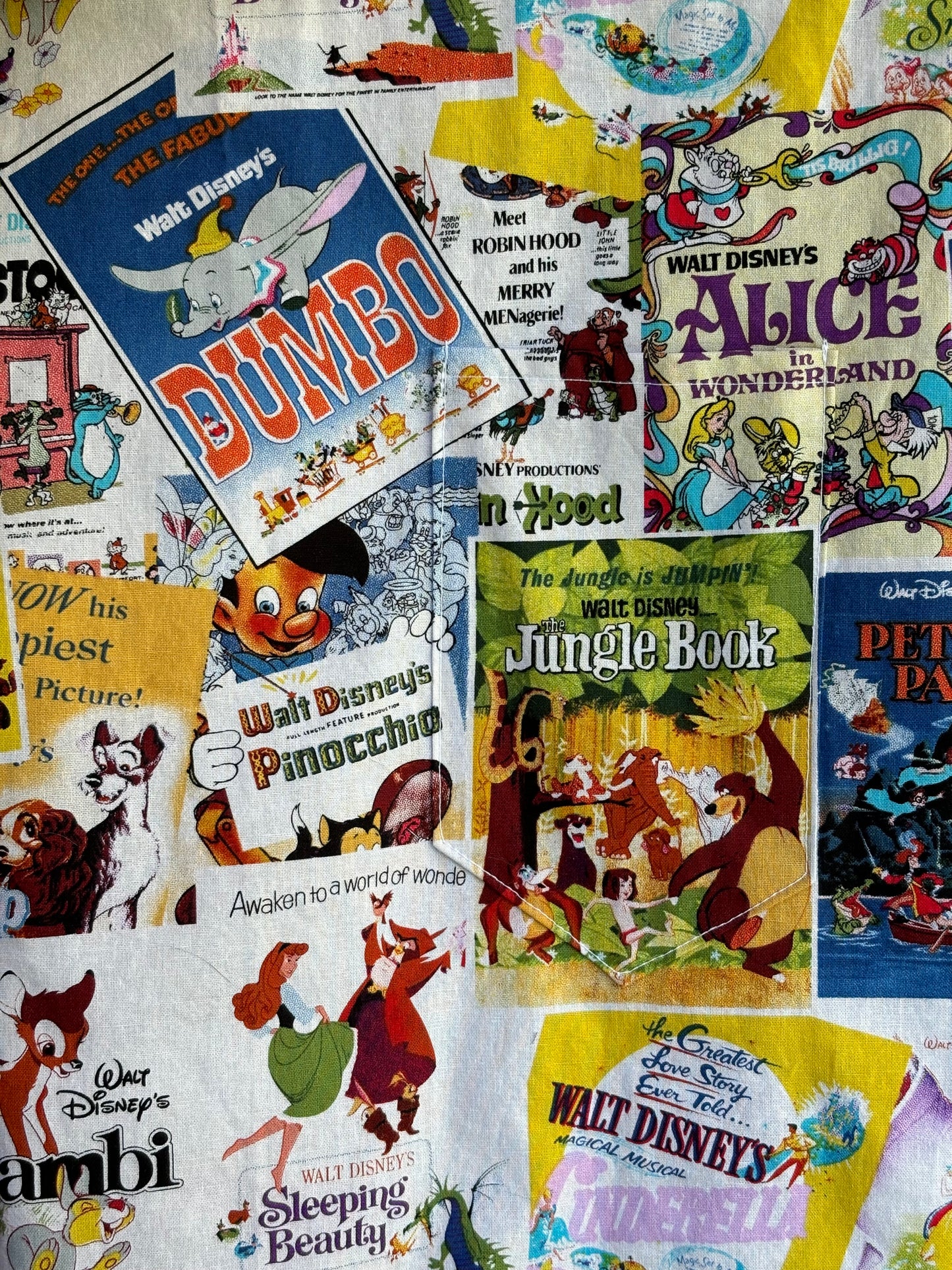 Vintage Disney Movie Poster Tote